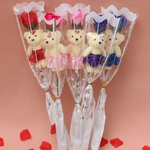 TD Other - Mother’s Day  Gifts Bear Rose  Soap..